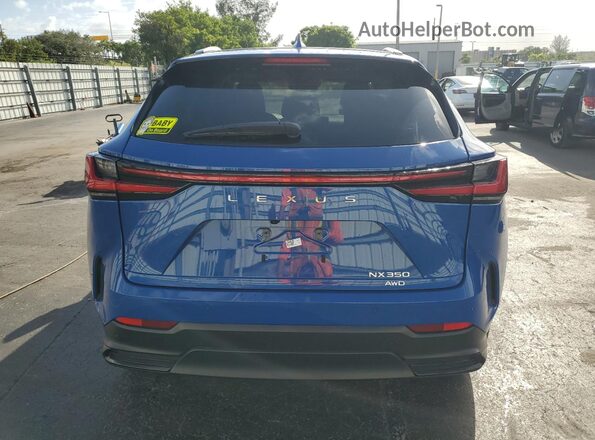2T2GGCEZ6NC015792 2022 LEXUS NX Blue Rear view