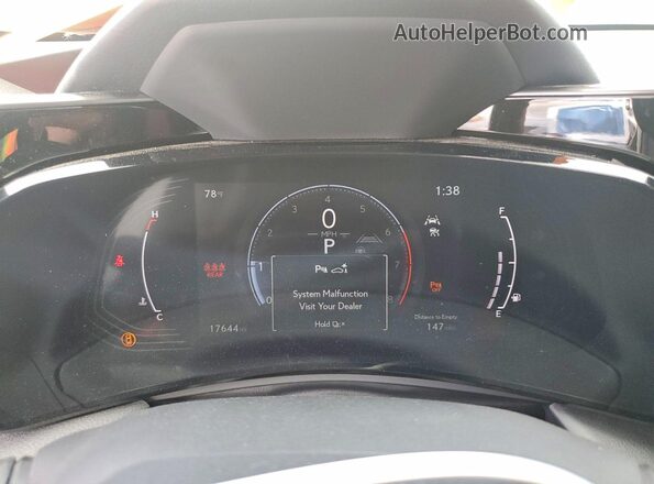 2T2GGCEZXRC035193 2024 LEXUS NX Gray Vista del cuadro de instrumentos