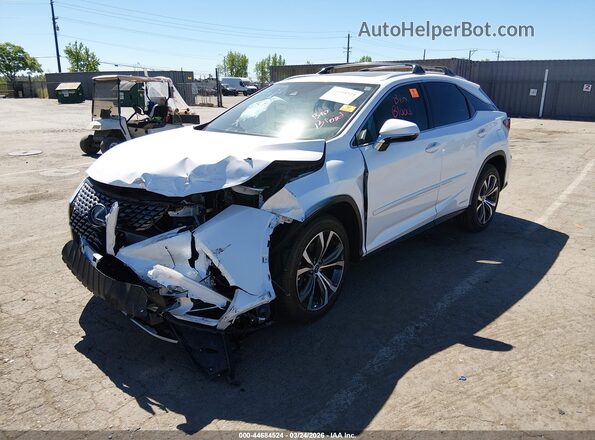 2T2HGMDA3LC043875 2020 LEXUS RX 450H White Przód lewy