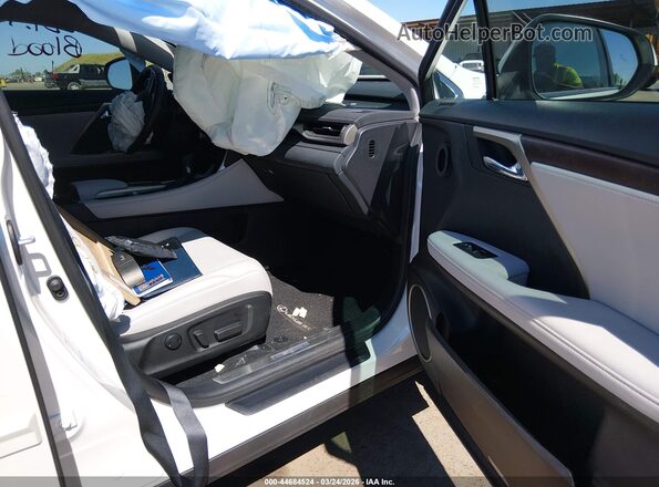 2T2HGMDA3LC043875 2020 LEXUS RX 450H White Widok wnętrza z przodu