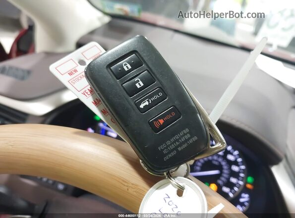 2T2HGMDA4LC047420 2020 LEXUS RX 450H Красный Вид панели приборов