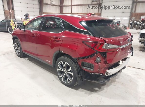 2T2HGMDA4LC047420 2020 LEXUS RX 450H Красный Задняя левая четверть