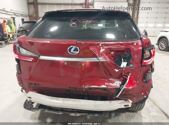 2T2HGMDA4LC047420 2020 LEXUS RX 450H Красный 