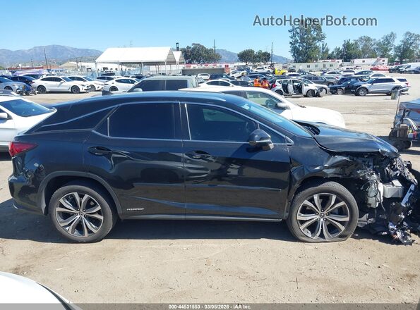 2T2HGMDA4LC048017 2020 LEXUS RX 450H Black Rear interior view