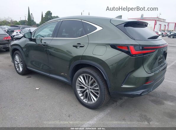 2T2HKCEZ2RC016785 2024 LEXUS NX 350H Green Trasero izquierdo