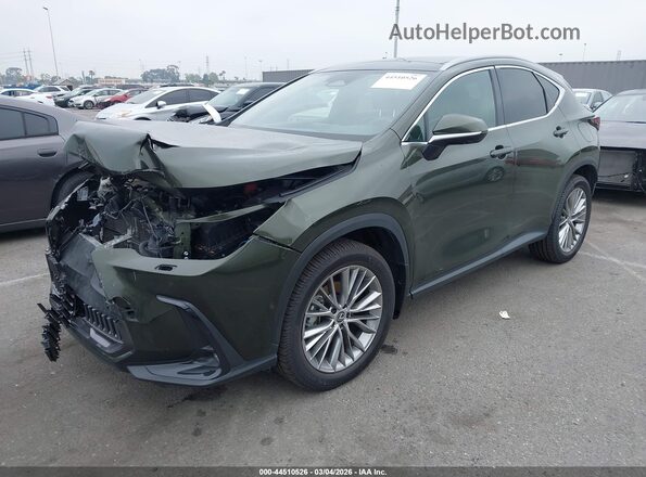 2T2HKCEZ2RC016785 2024 LEXUS NX 350H Green Vista tres cuartos delantera izquierda