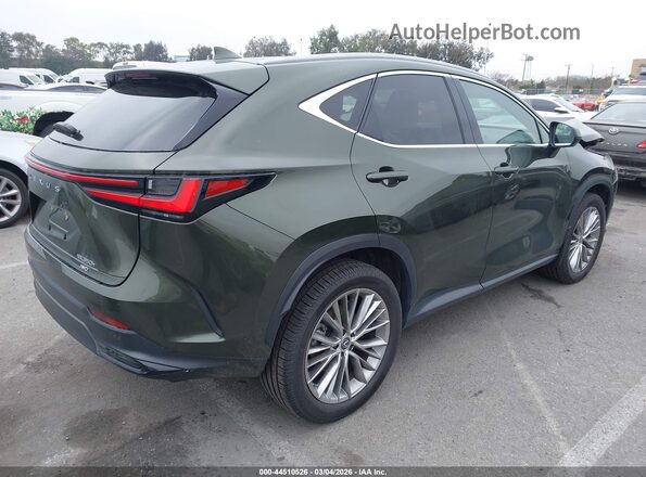 2T2HKCEZ2RC016785 2024 LEXUS NX 350H Green Trasero derecho