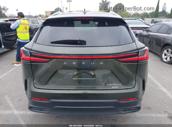 2T2HKCEZ2RC016785 2024 LEXUS NX 350H Green 