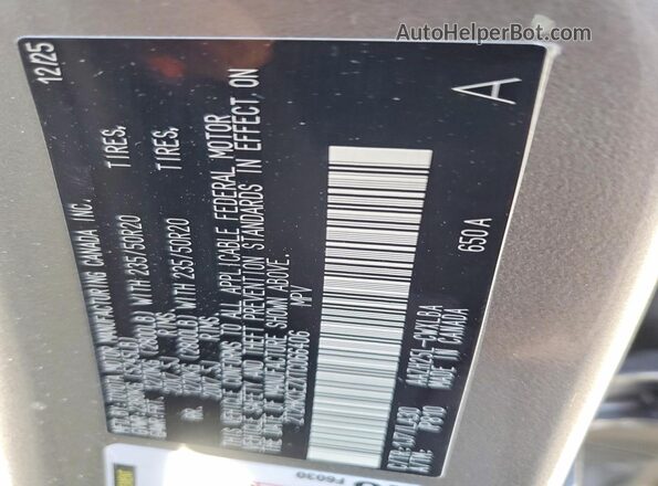 2T2HKCEZXTC066406 2026 LEXUS NX Gray Вид наклейки з VIN-кодом