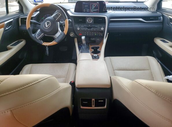 2T2HZMAA9MC189262 2021 LEXUS RX Blue Dashboard view