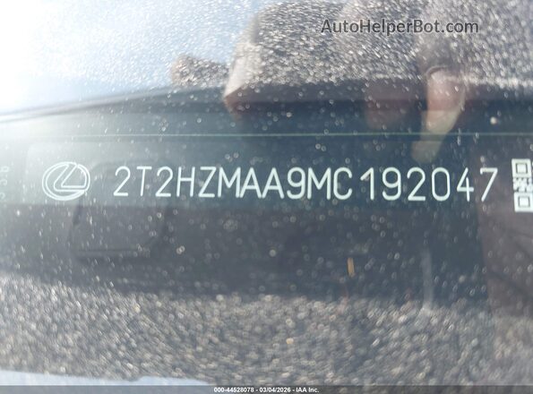 2T2HZMAA9MC192047 2021 LEXUS RX 350 White Вид підкапотного простору