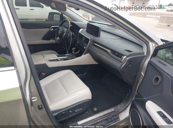 2T2HZMAAXLC169035 2020 LEXUS RX 350 Серебряный Вид салона спереди