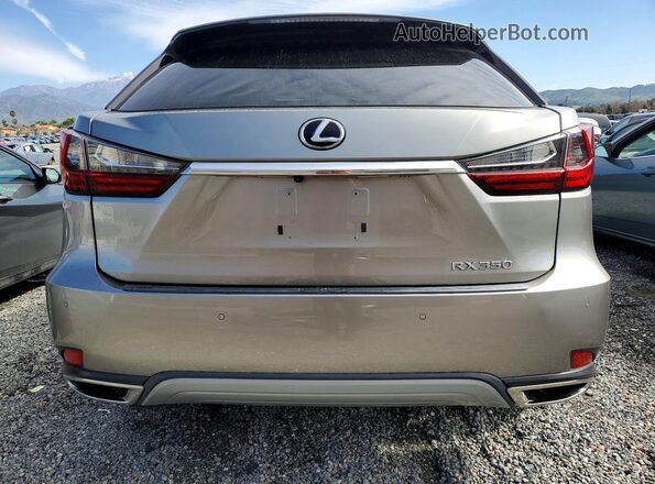 2T2HZMAAXMC200950 2021 LEXUS RX Gray უკანა ხედი