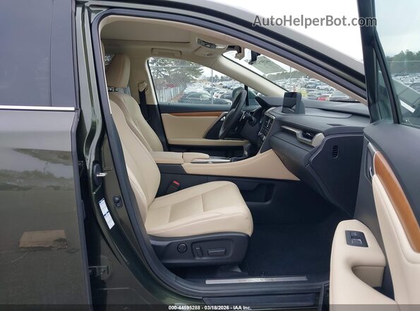 2T2HZMDA0NC330622 2022 LEXUS RX 350 Green Widok wnętrza z przodu