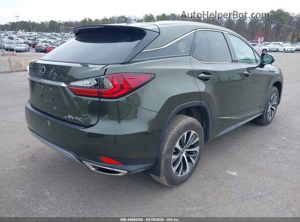 2T2HZMDA0NC330622 2022 LEXUS RX 350 Green Tył prawy