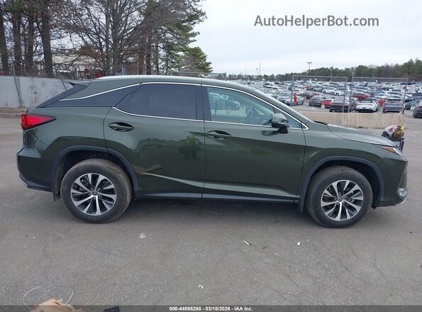 2T2HZMDA0NC330622 2022 LEXUS RX 350 Green Widok wnętrza z tyłu