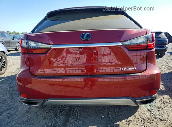 2T2HZMDA1MC292221 2021 LEXUS RX Red უკანა ხედი