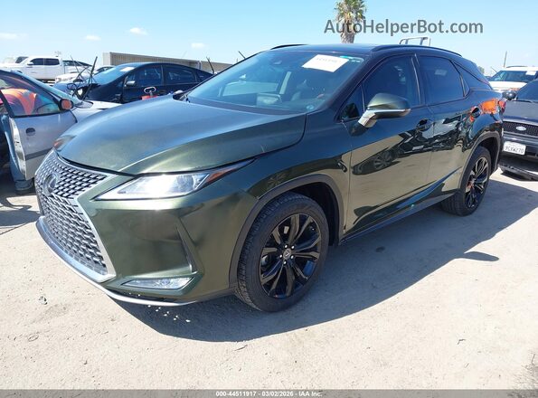 2T2HZMDA2NC355635 2022 LEXUS RX 350 Green Front left