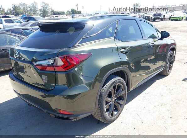 2T2HZMDA2NC355635 2022 LEXUS RX 350 Green Rear right