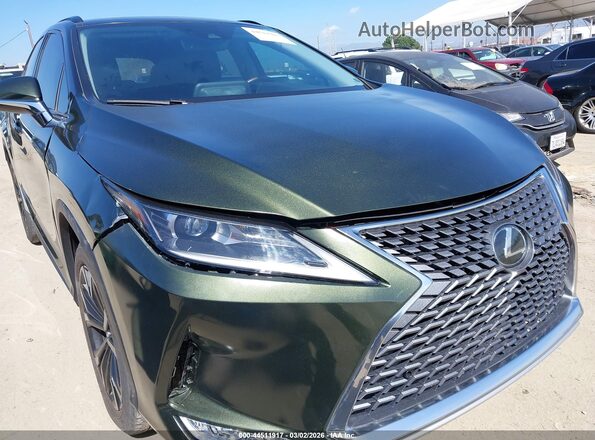 2T2HZMDA2NC355635 2022 LEXUS RX 350 Green Front view