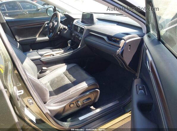 2T2HZMDA2NC355635 2022 LEXUS RX 350 Green Front interior view