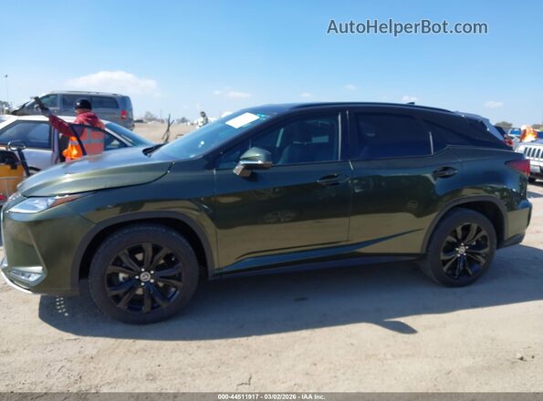 2T2HZMDA2NC355635 2022 LEXUS RX 350 Green 360 interior view