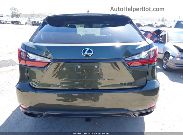 2T2HZMDA2NC355635 2022 LEXUS RX 350 Green 