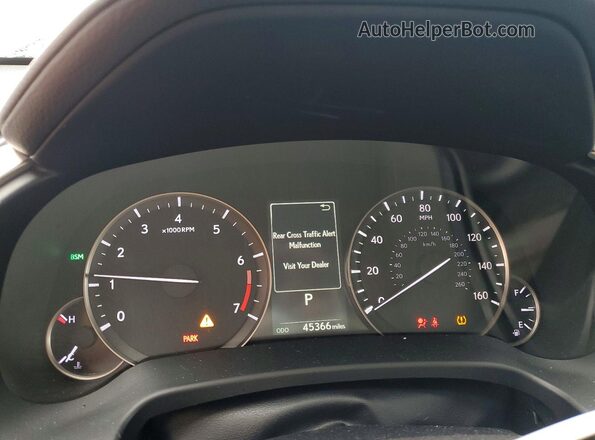 2T2HZMDA4MC266695 2021 LEXUS RX Silver Սարքավորումների վահանակի տեսք