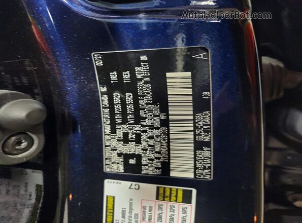 2T2HZMDA4MC281309 2021 LEXUS RX Blue 