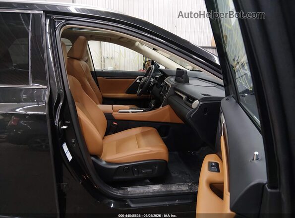 2T2HZMDA5NC326355 2022 LEXUS RX 350 Black Widok wnętrza z przodu