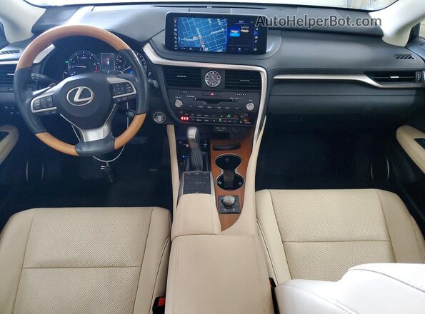 2T2HZMDA9MC301103 2021 LEXUS RX White წინა პანელის ხედი