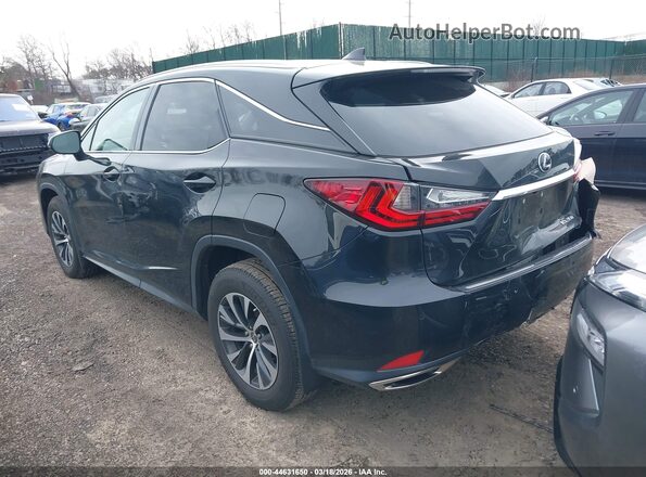 2T2HZMDA9NC314208 2022 LEXUS RX 350 Black Հետևի ձախ