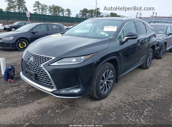 2T2HZMDA9NC314208 2022 LEXUS RX 350 Black Առջևի ձախ երեք քառորդ տեսարան