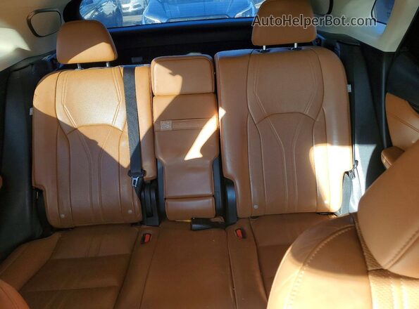2T2JZMAA5MC186313 2021 LEXUS RX Black უკანა სავარძლების ხედი