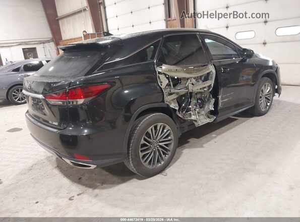 2T2JZMAA7MC219103 2021 LEXUS RX 350 Black Задня права чверть