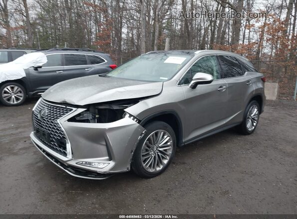 2T2JZMDA0MC265268 2021 LEXUS RX 350 Silver Передня ліва чверть