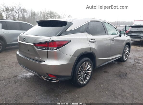 2T2JZMDA0MC265268 2021 LEXUS RX 350 Silver Задня права чверть