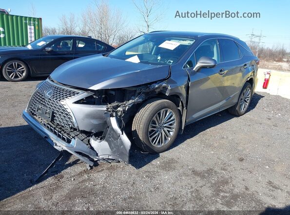 2T2JZMDA3NC363907 2022 LEXUS RX 350 Gray Передня ліва чверть