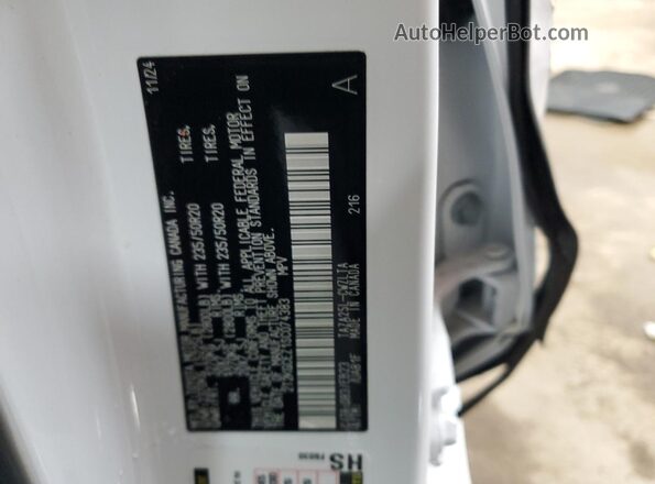 2T2KGCEZ1SC074383 2025 LEXUS NX White Widok komory silnika