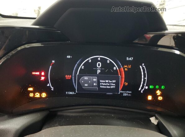 2T2KGCEZ1SC074383 2025 LEXUS NX White Widok zestawu wskaźników