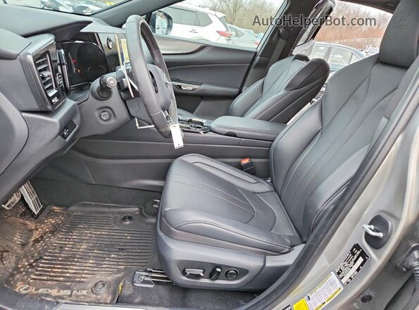 2T2KGCEZ2SC075509 2025 LEXUS NX Gray წინა სალონის ხედი