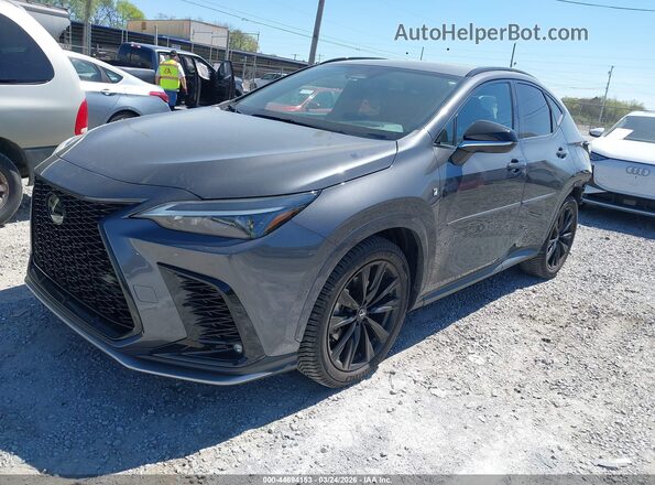 2T2KGCEZ4NC010505 2022 LEXUS NX 350 Gray წინა მარცხენა ხედი სამი მეოთხედიდან