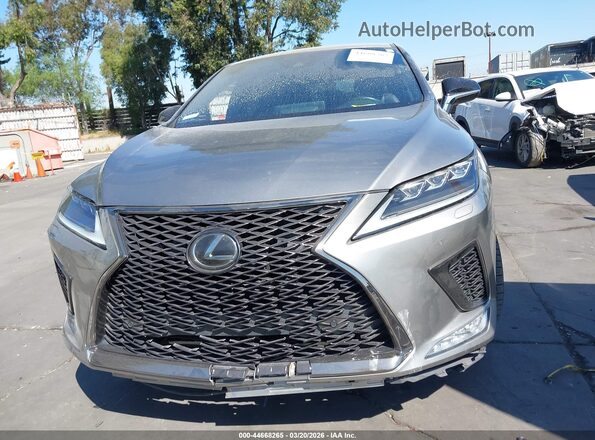 2T2SZMDA2LC222375 2020 LEXUS RX 350 Gray Вид щитка приладів