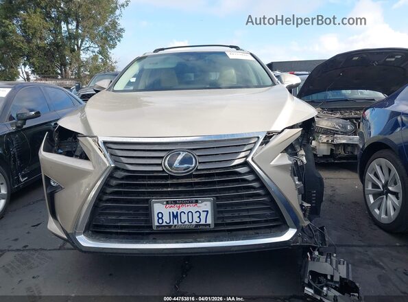 2T2ZZMCA0KC119065 2019 LEXUS RX 350 Champagne Вид щитка приборов