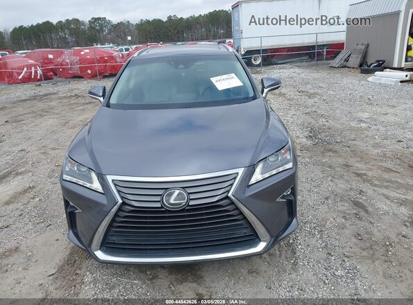 2T2ZZMCA1HC067633 2017 LEXUS RX 350 Gray Instrument cluster view