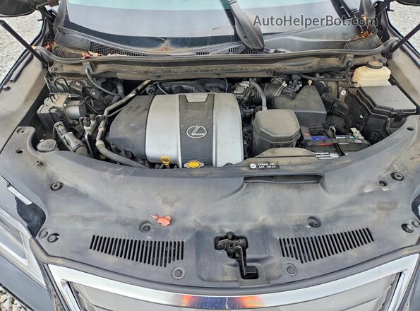 2T2ZZMCA3GC009635 2016 LEXUS RX Black ძრავის განყოფილების ხედი