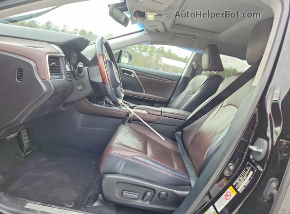 2T2ZZMCA3GC009635 2016 LEXUS RX Black წინა სალონის ხედი