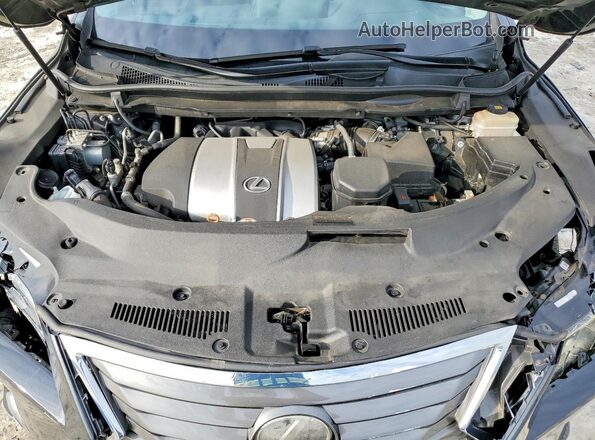 2T2ZZMCA3JC096332 2018 LEXUS RX Black Vista del compartimento del motor