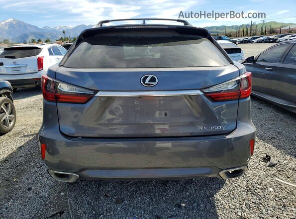 2T2ZZMCAXGC031812 2016 LEXUS RX Gray Вид ззаду