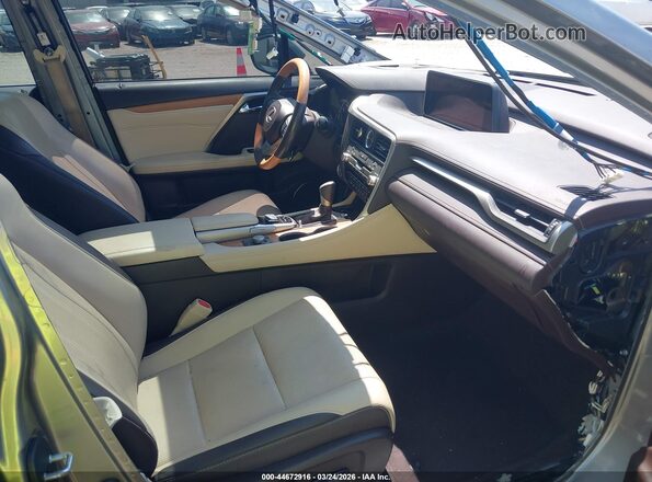 2T2ZZMCAXHC051771 2017 LEXUS RX 350 Champagne Вид салону спереду